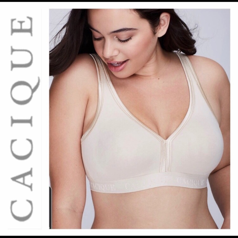Cacique Lane Bryant No Wire Soft Cup Cotton Bra